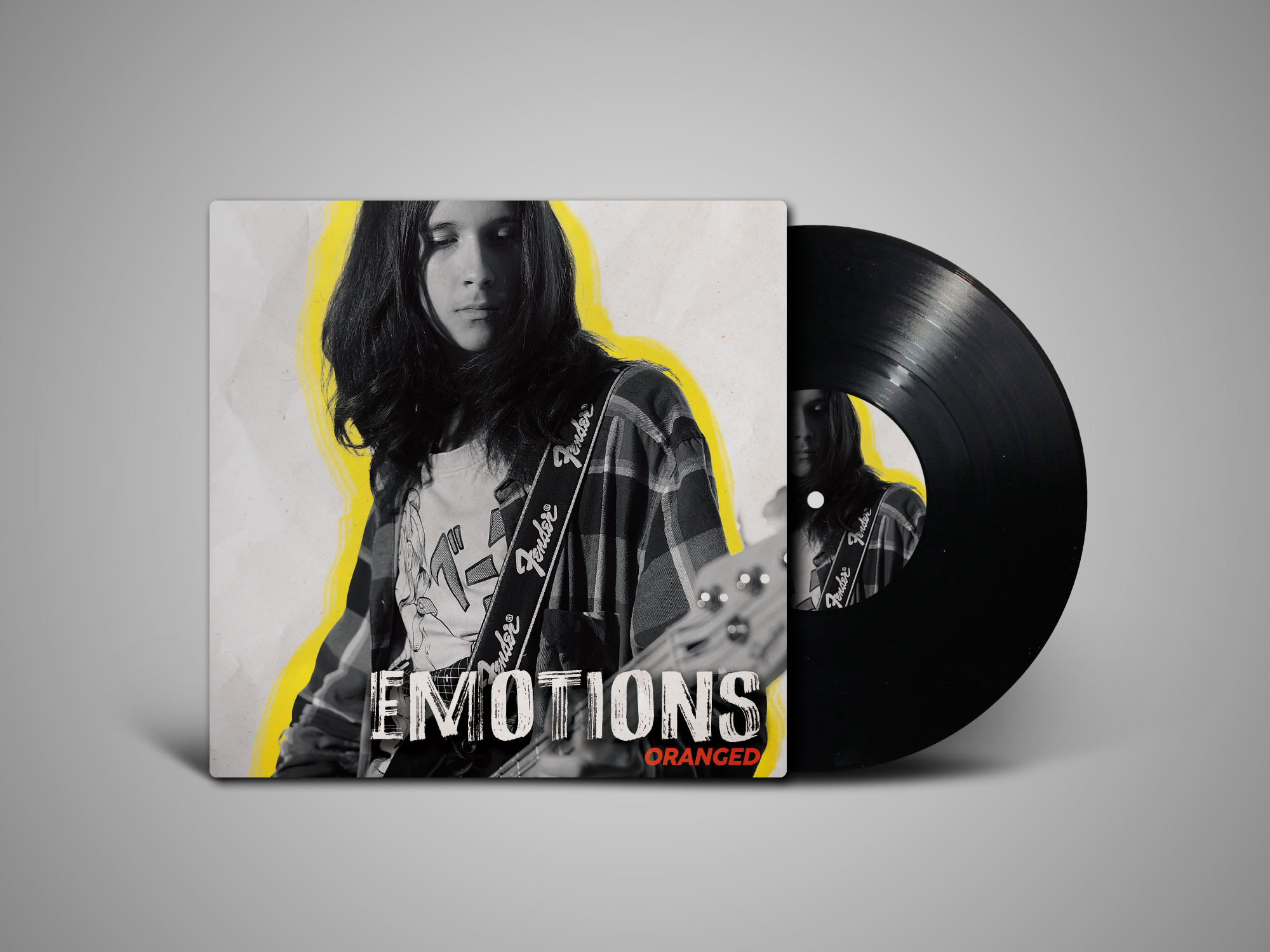 Andrei vinyl record cover design