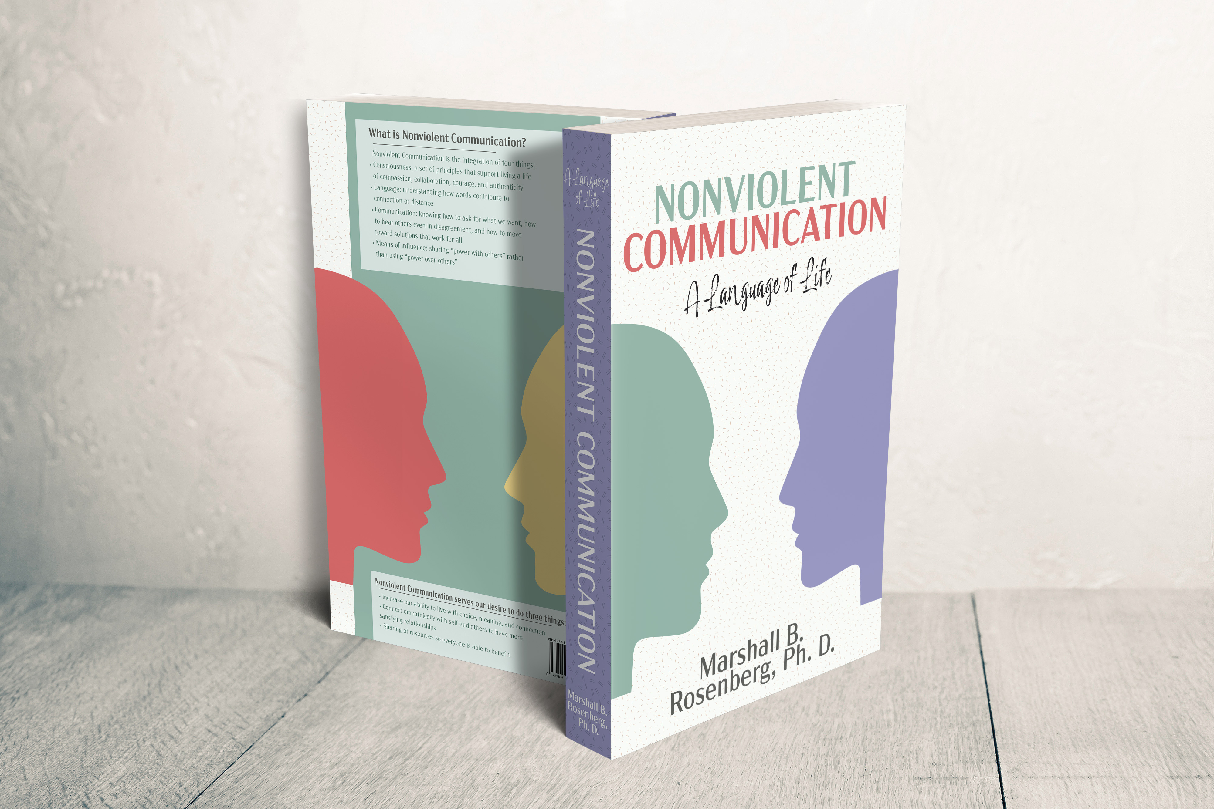 Nonviolent Communication book cover mockup