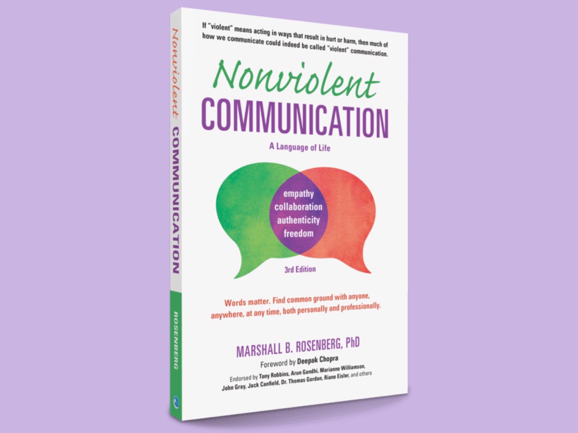 Original Nonviolent Communication book cover design