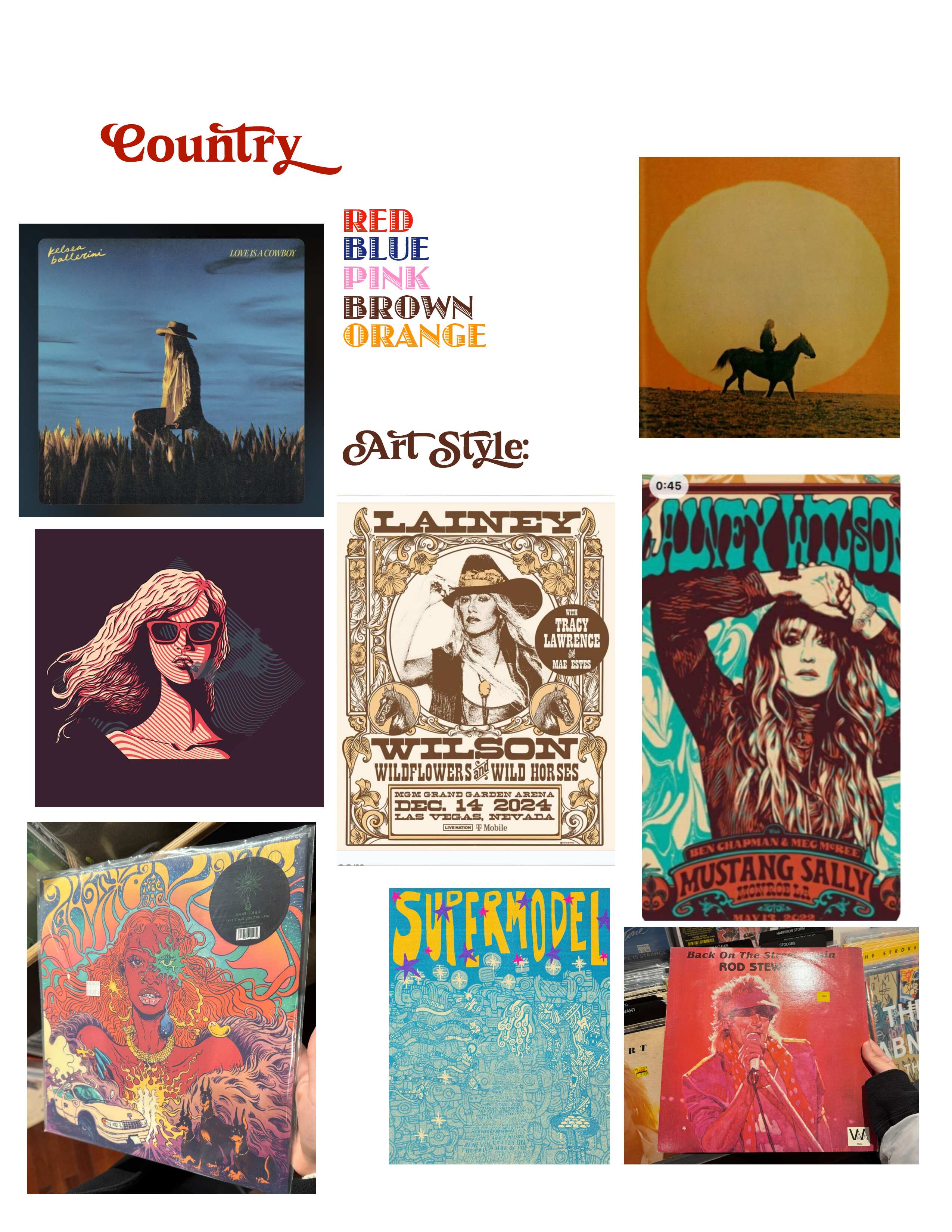 Savannah country moodboard