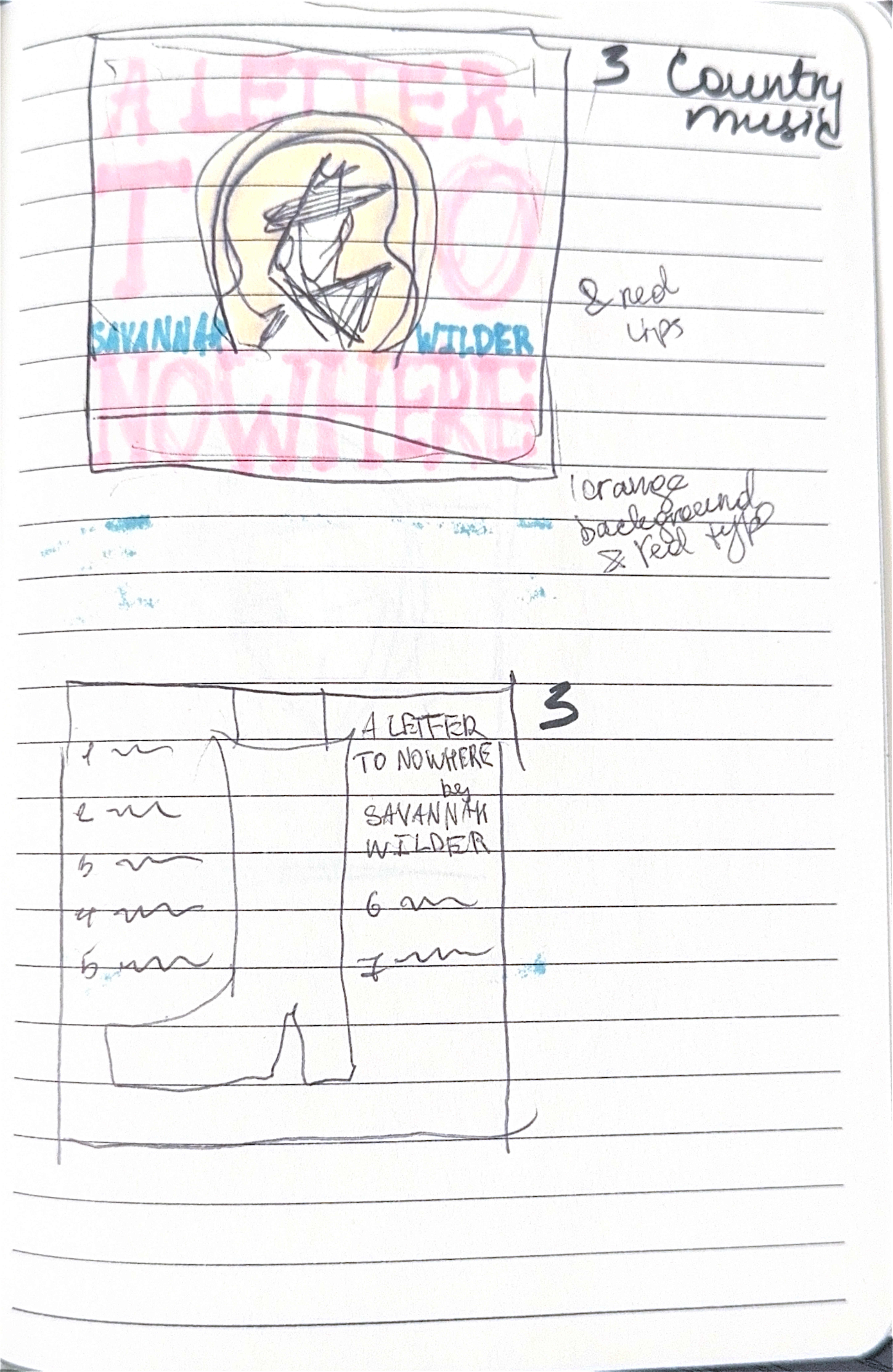 Savannah vinyl cover sketch two
