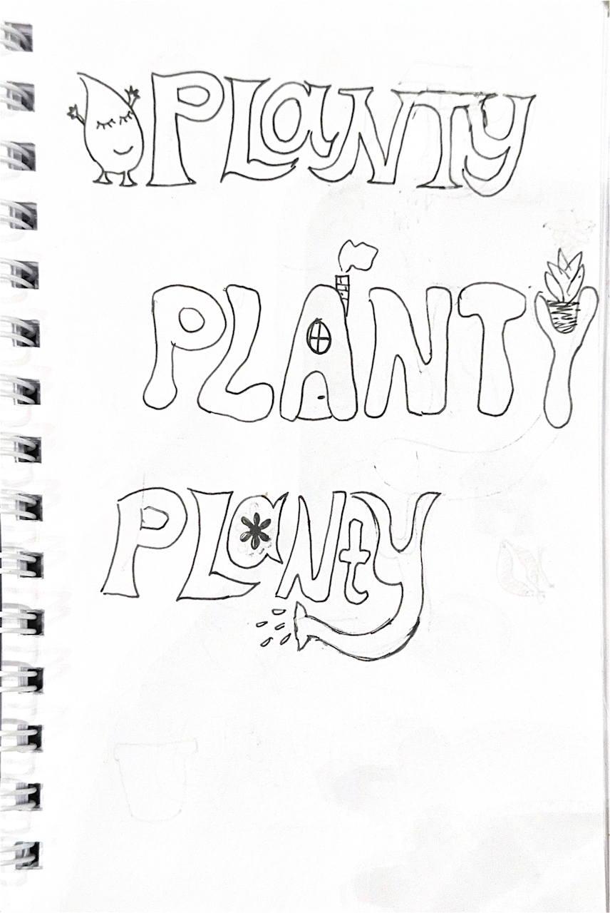 sketches of logo concepts